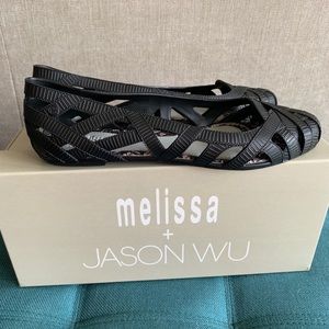 NEW Melissa + Jason Wu Jean Jelly Flats